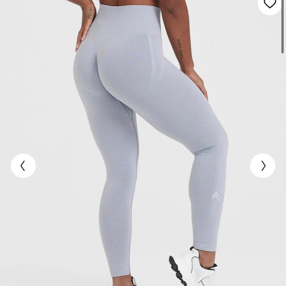 NWT Effortless Seamless Leggings Metal Grey S Regular/Short or M - Long Length